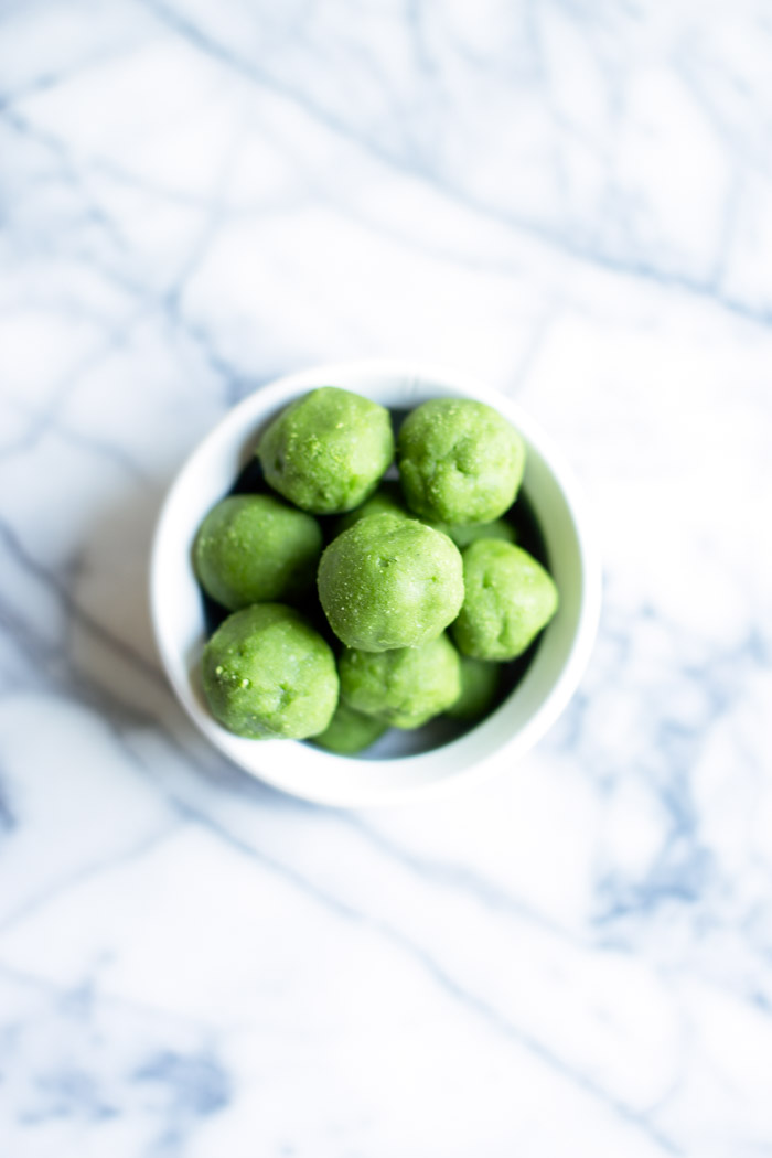 These Matcha Coconut Energy Bites are the perfect snack recipe to add to your rotation. They’re creamy, lightly sweetened, and provide an energy boost to help you overcome the afternoon slump.