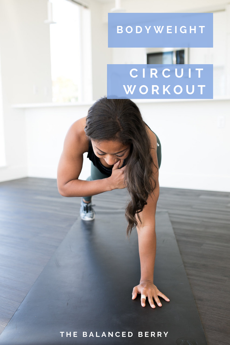 Although this workout doesn’t require any equipment, it packs a serious punch! This bodyweight workout will strengthen and tone your entire body from head to toe.